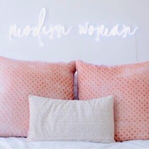 “Modern Woman” neon sign. Custom!